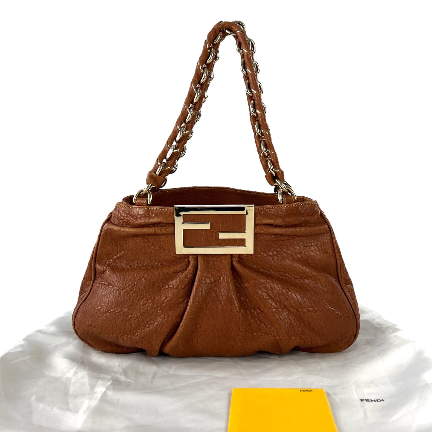 Fendi Mia Leather Shoulder Bag