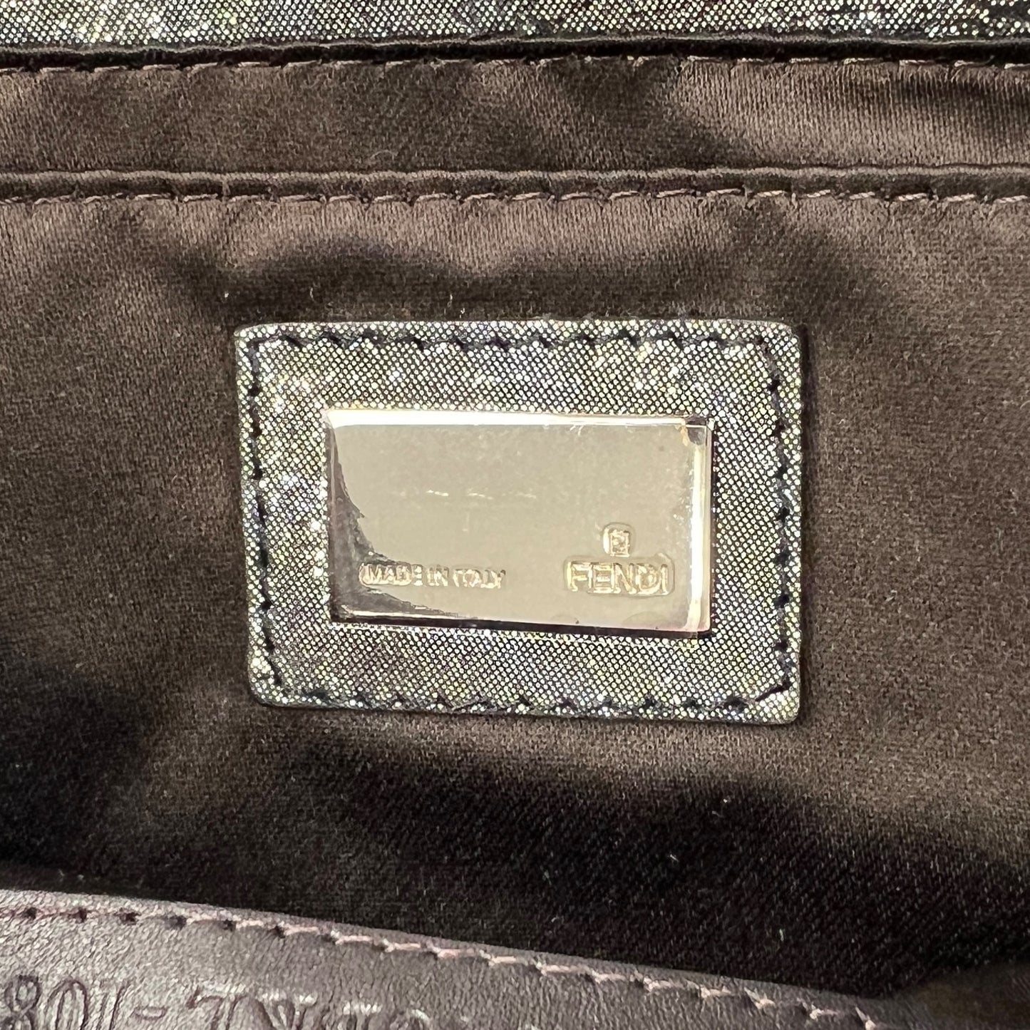 Fendi Mini Mia Metallic Bag