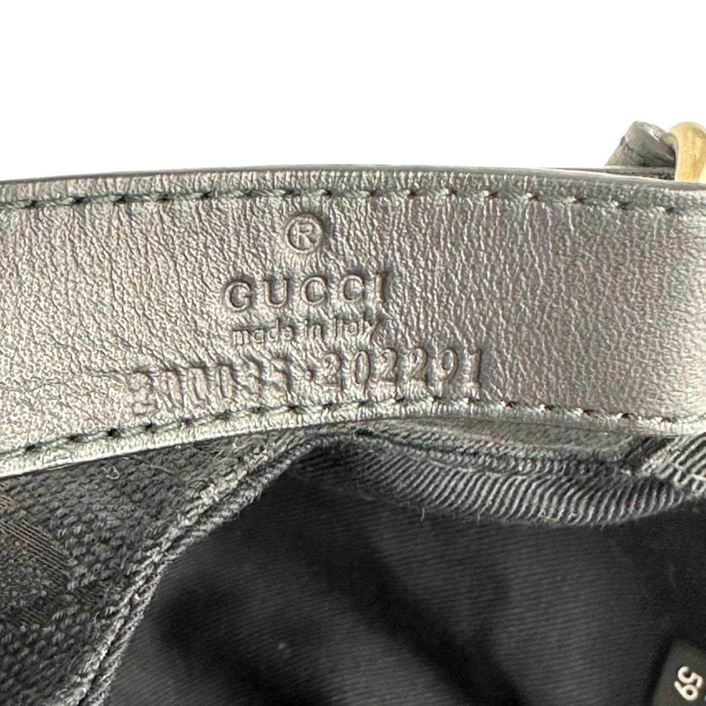 Gucci Monogram Web Stripe Baseball Cap