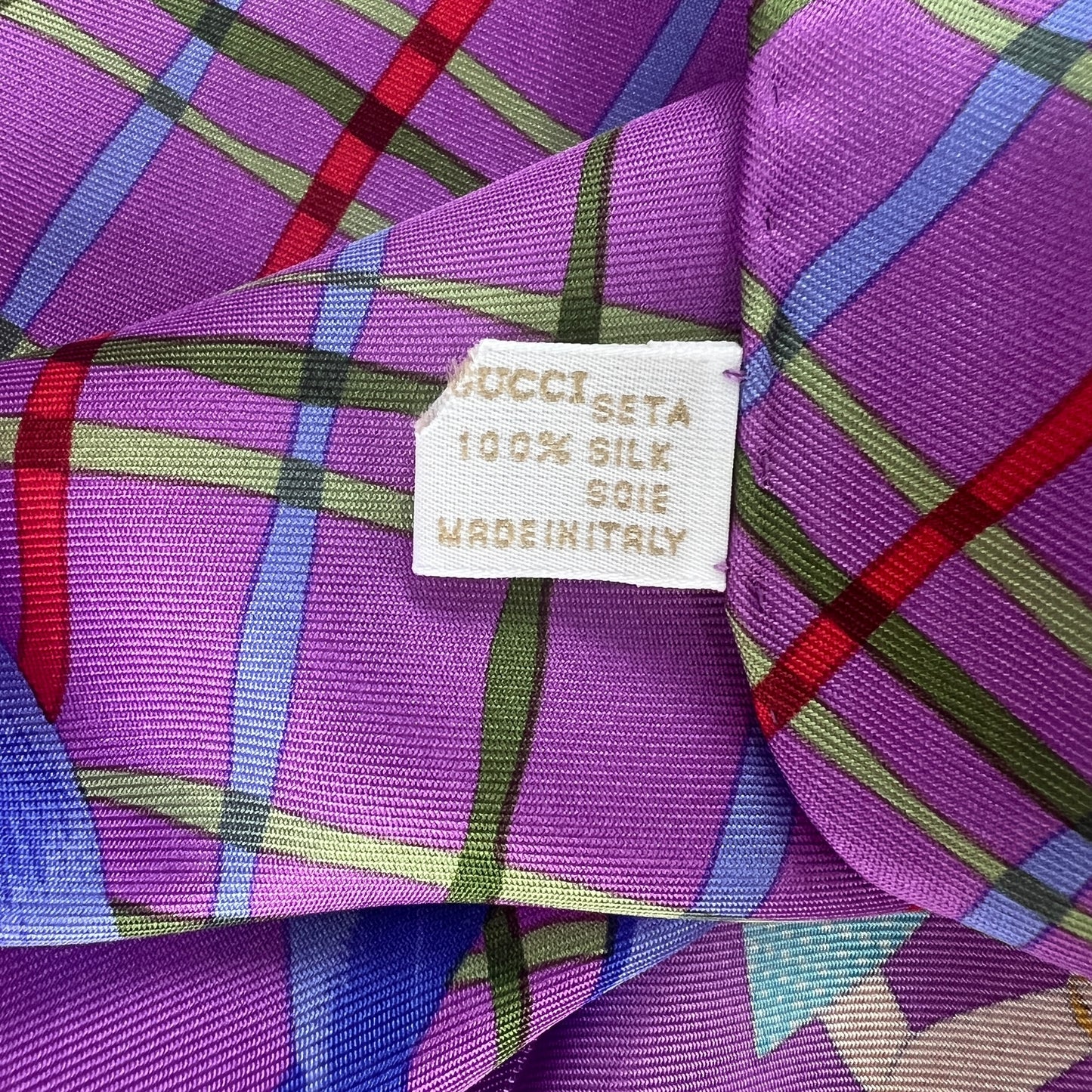 Gucci Vintage Silk Scarf