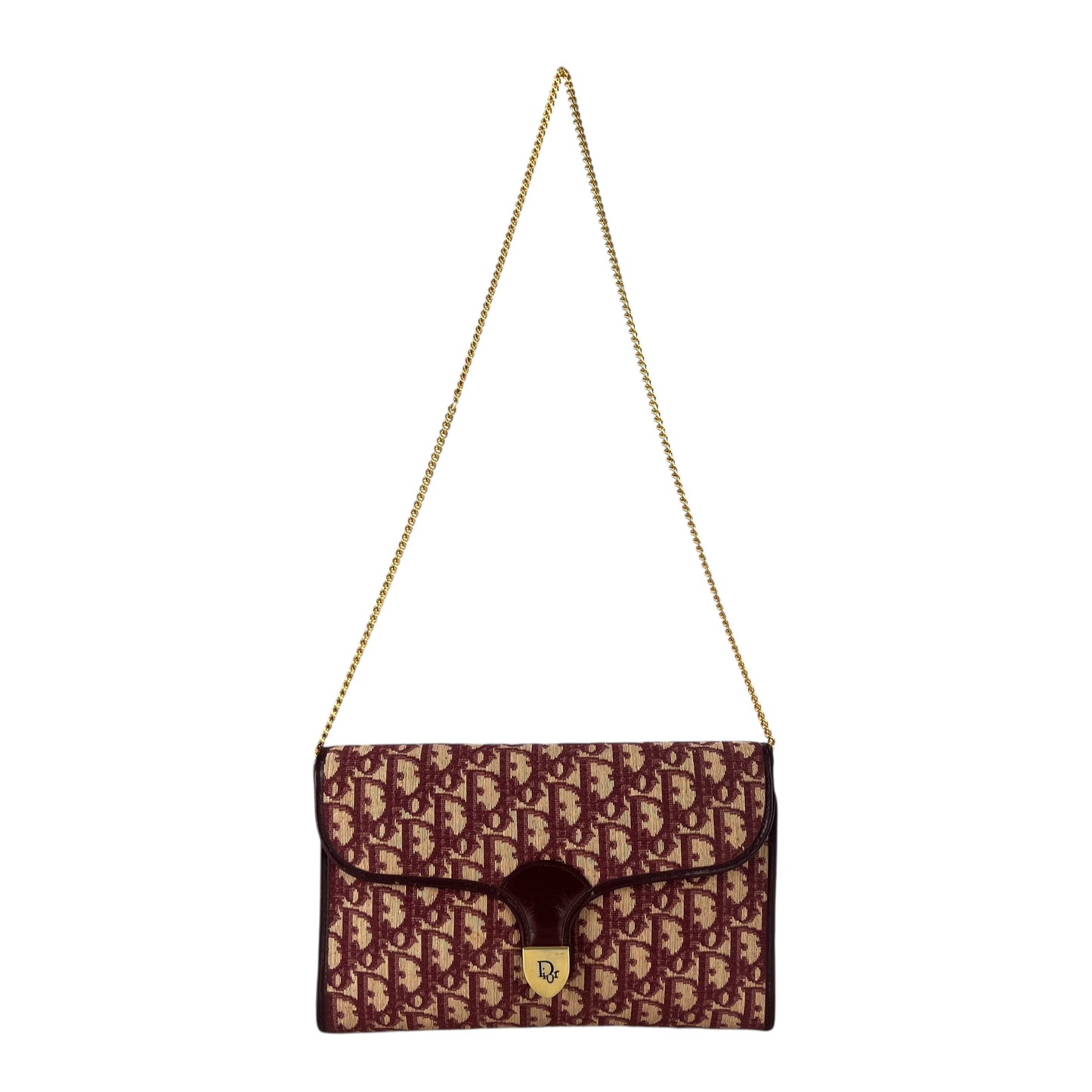 Dior Vintage Trotter Chain Shoulder Bag