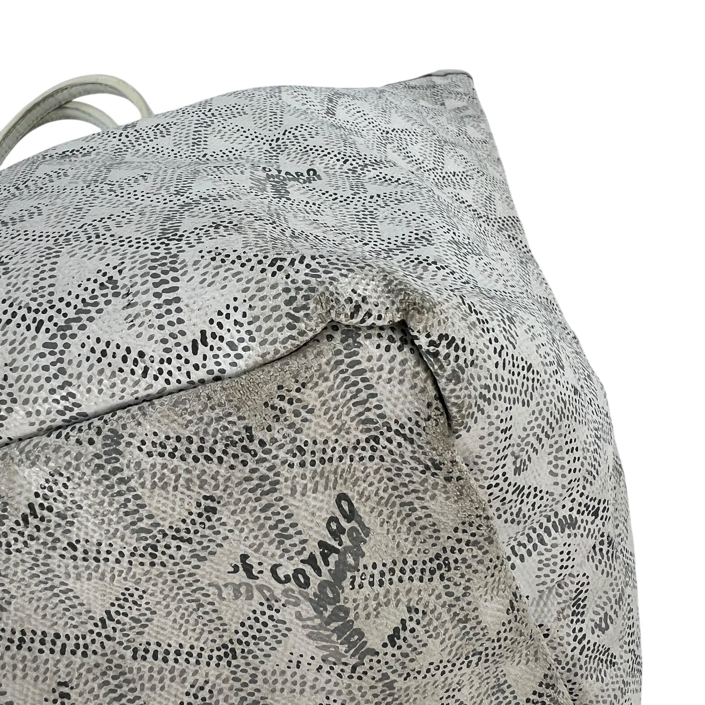 Goyard White Saint Louis Tote Bag