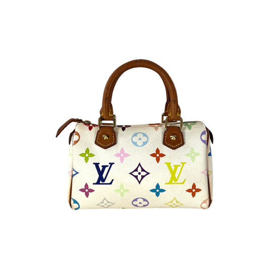 Louis Vuitton Vintage Multicolor Nano Speedy Bag