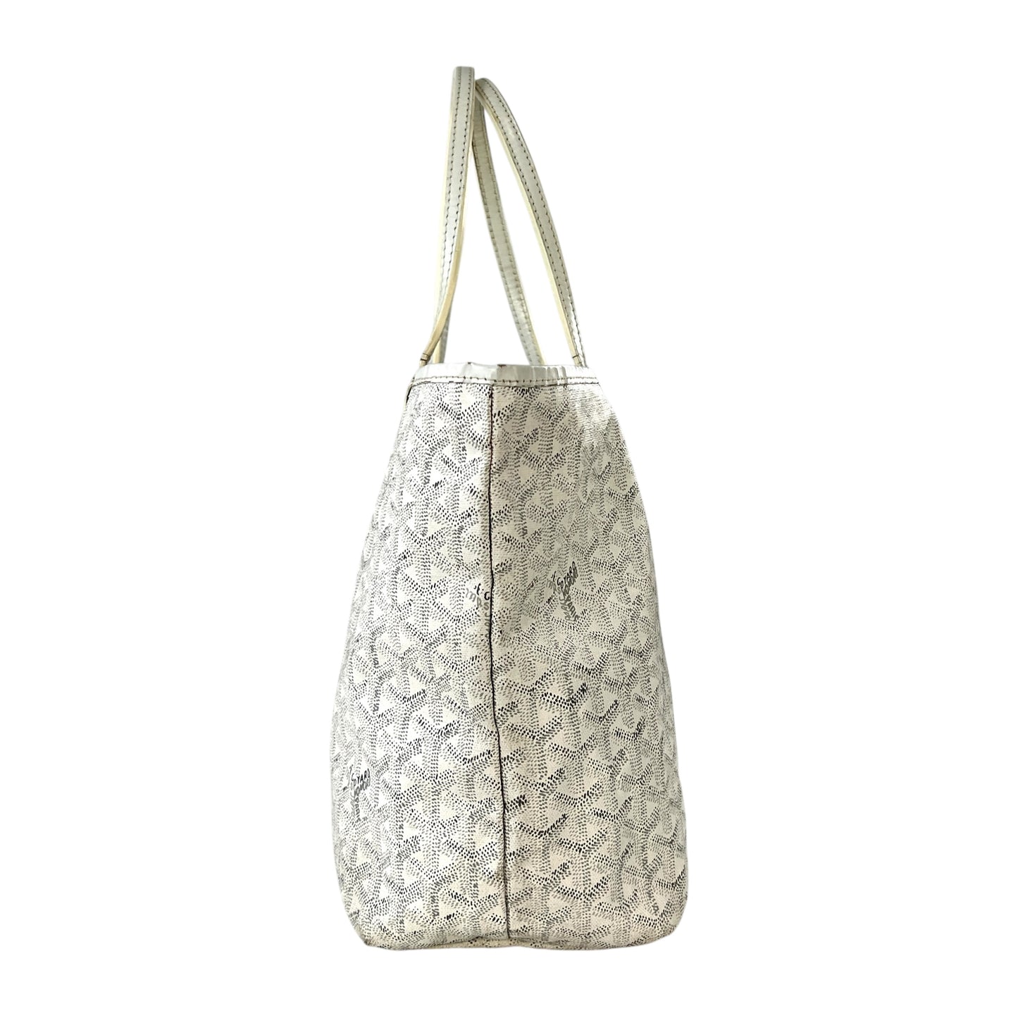 Goyard White Saint Louis Tote Bag