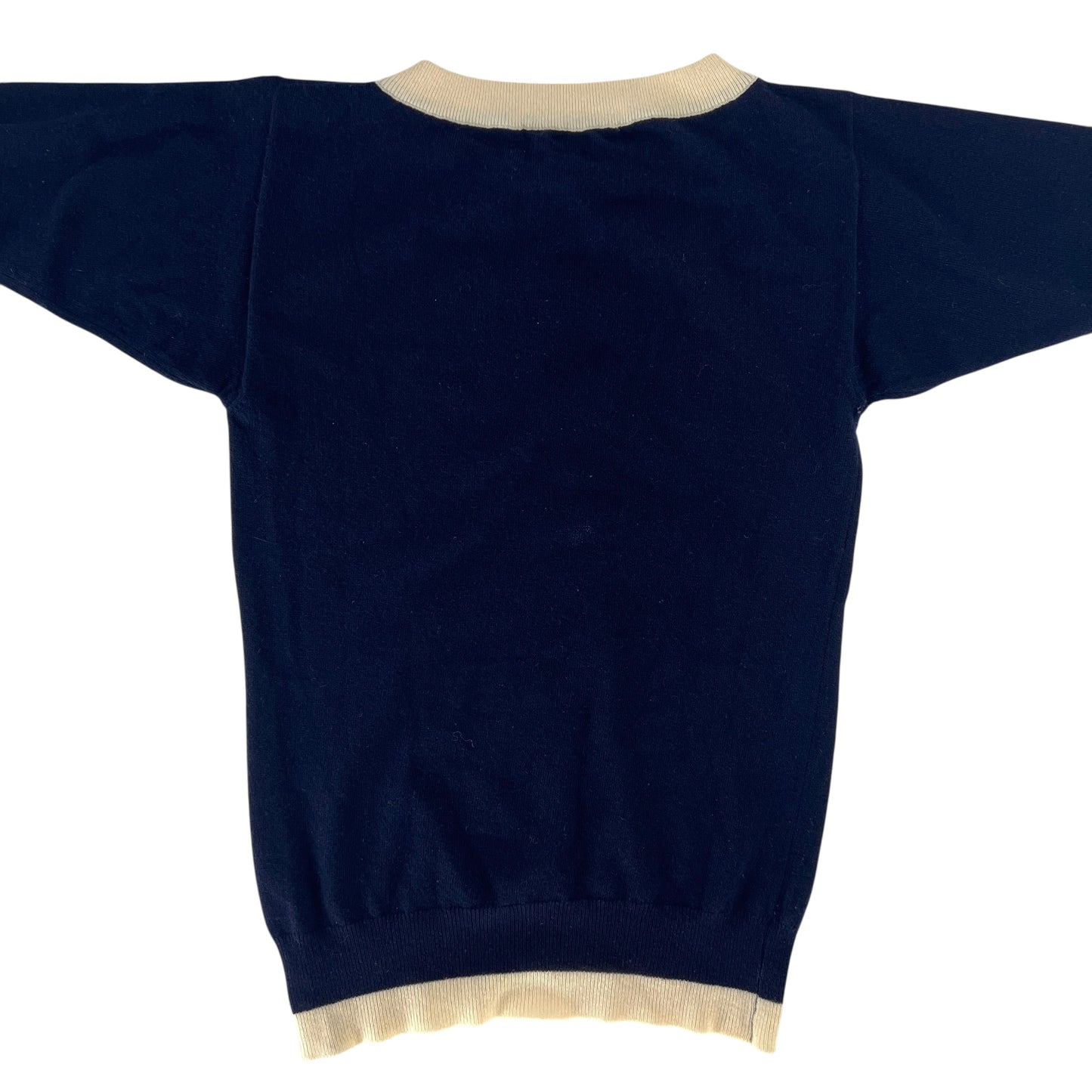 Chanel Cashmere Short Sleeve Sweater
