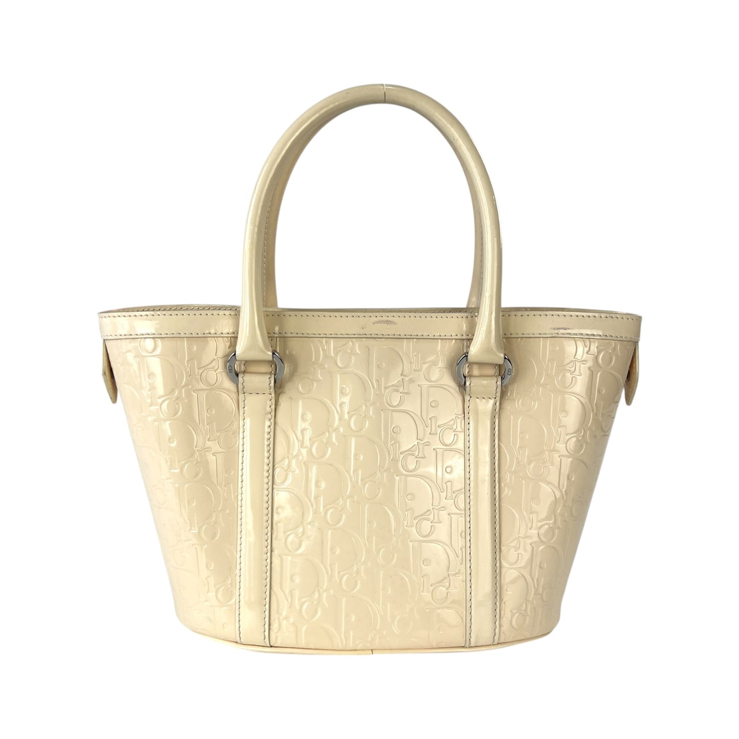 Dior Trotter Patent Leather Tote Bag