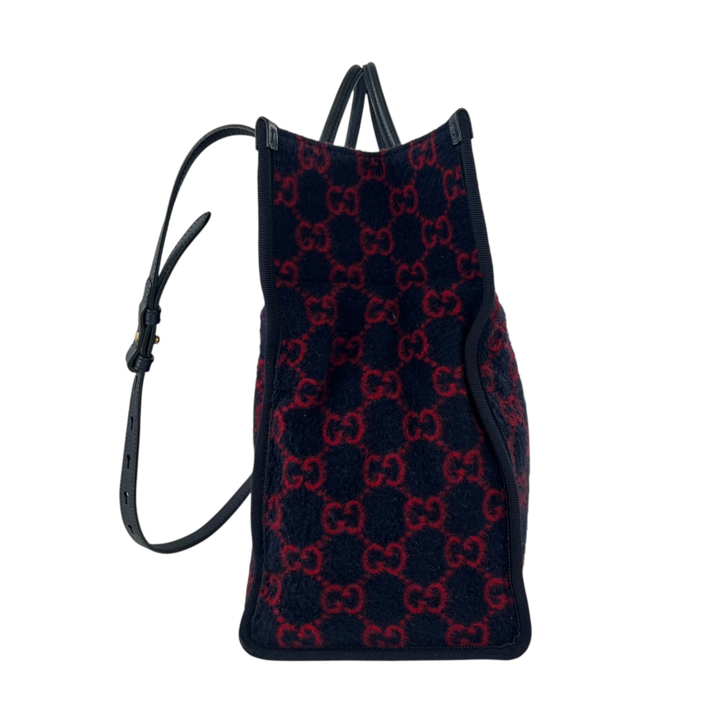 Gucci Monogram Wool Tote Bag