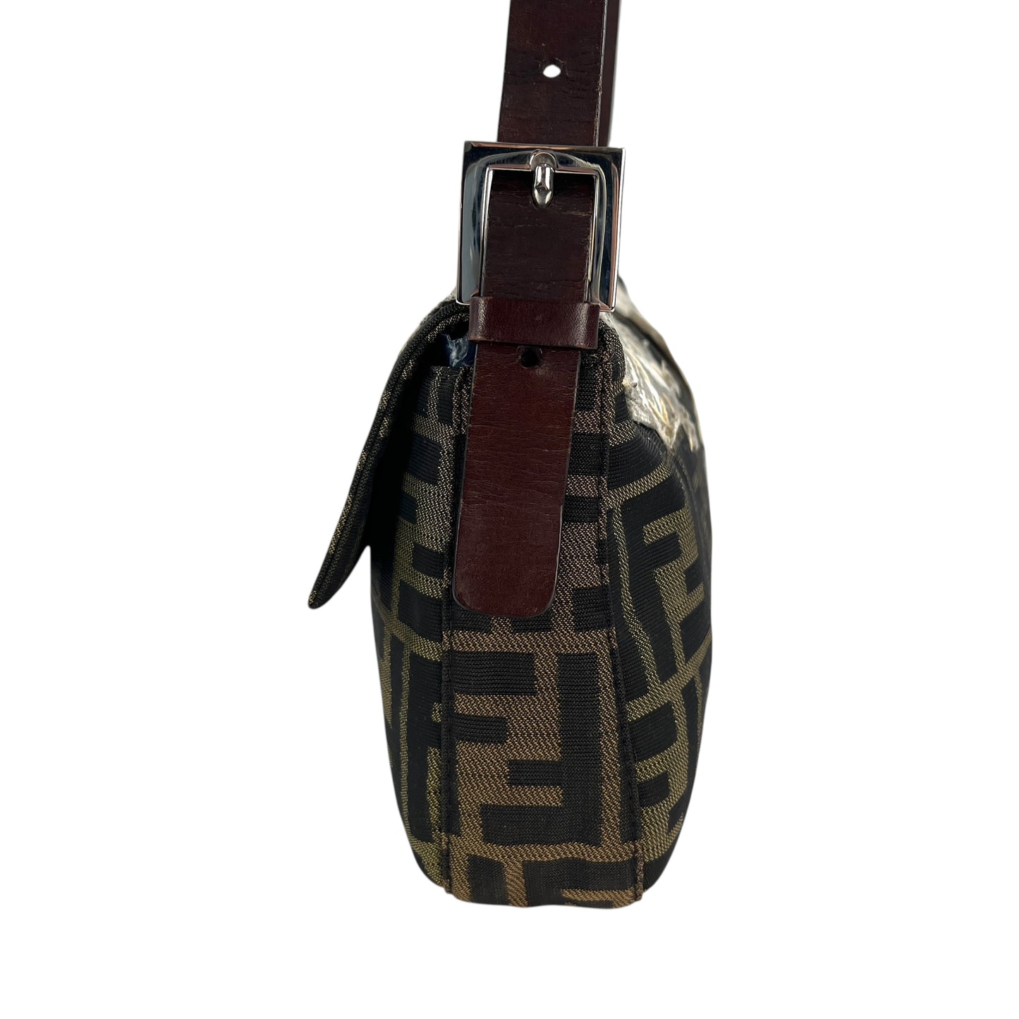 Fendi Zucca Flower Baguette Bag