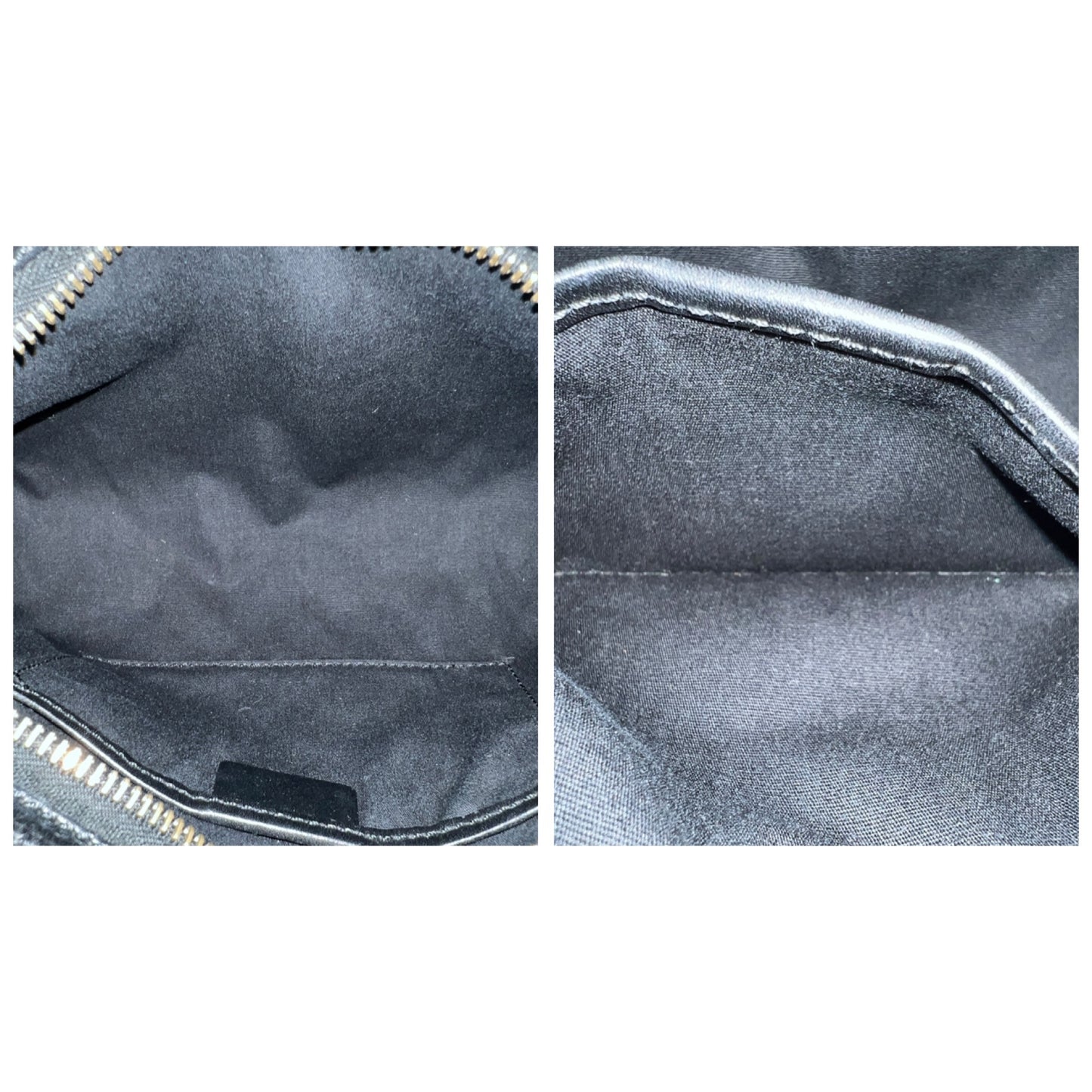 Celine Vintage Logo Embossed Leather Shoulder Bag