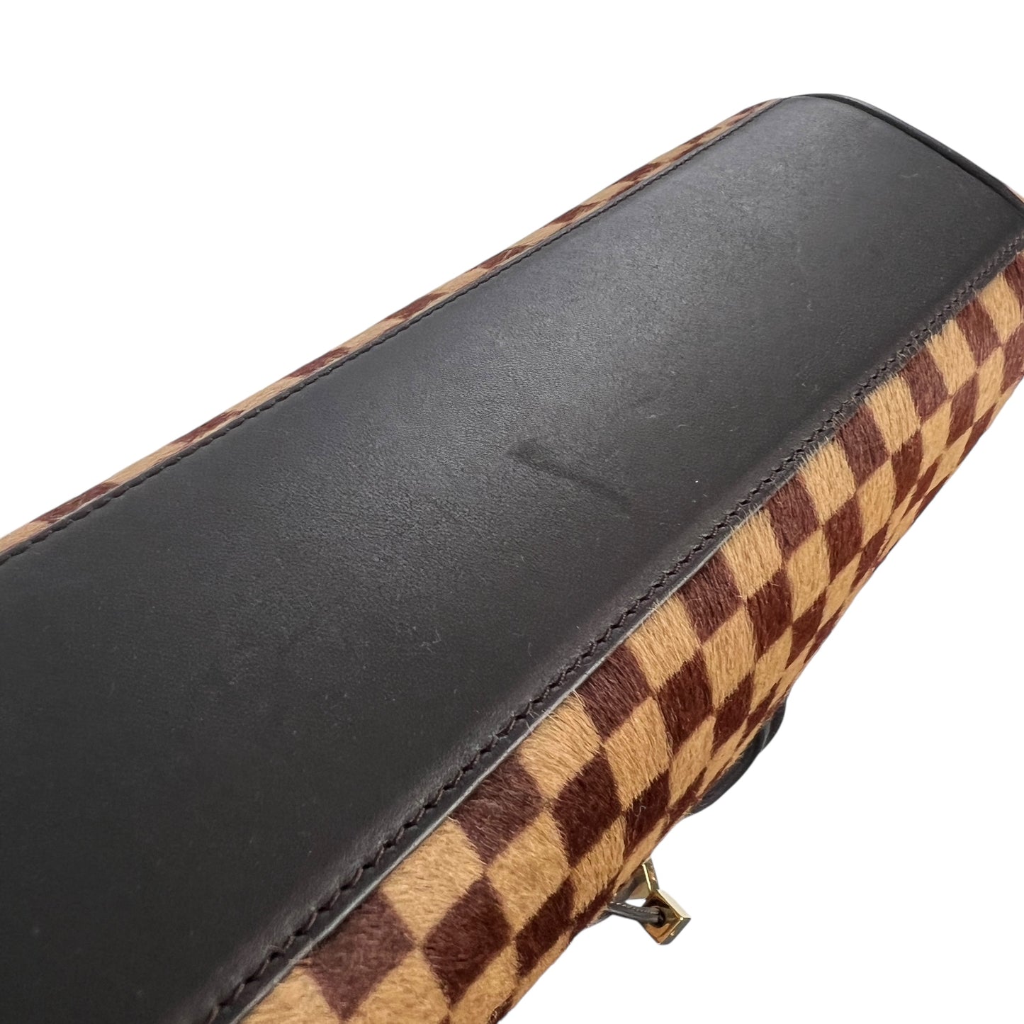 Louis Vuitton Vintage Damier Sauvage Calf Hair Handbag