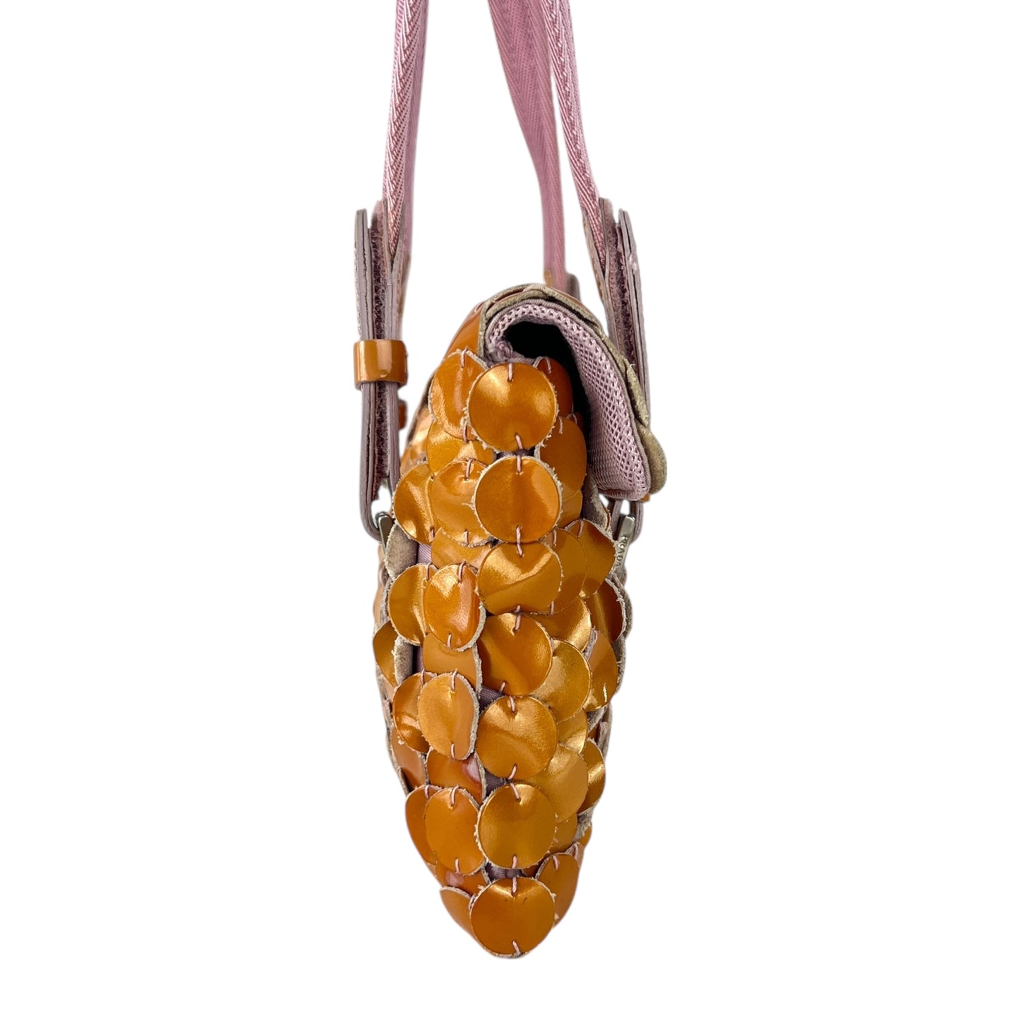 Prada Patent Leather Coins Shoulder Bag