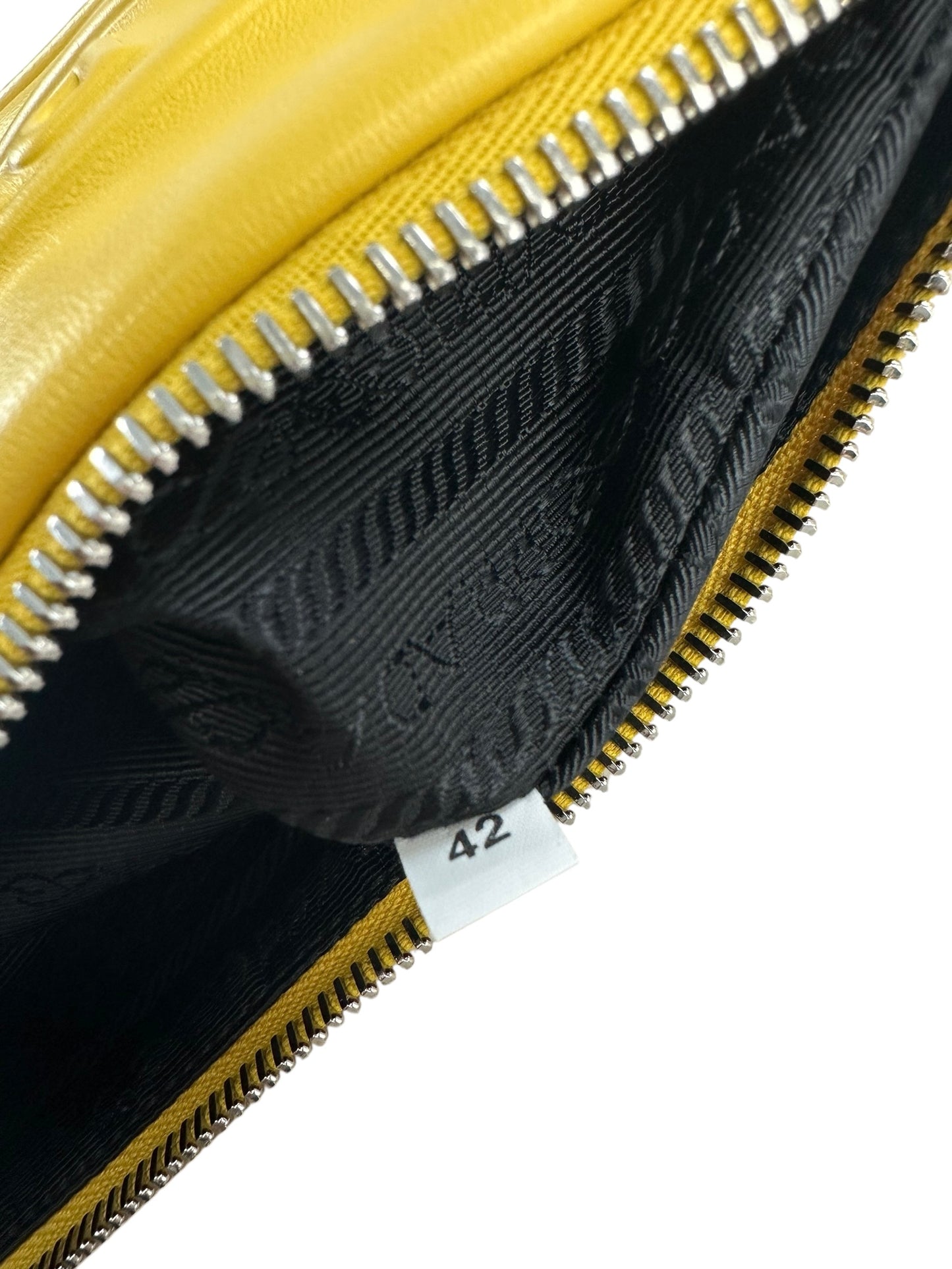 Prada Grace Lux Triangle Wristlet Pouch