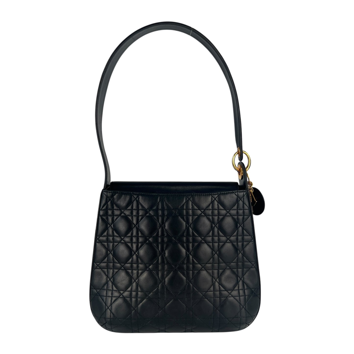 Dior Vintage Cannage Leather Shoulder Bag