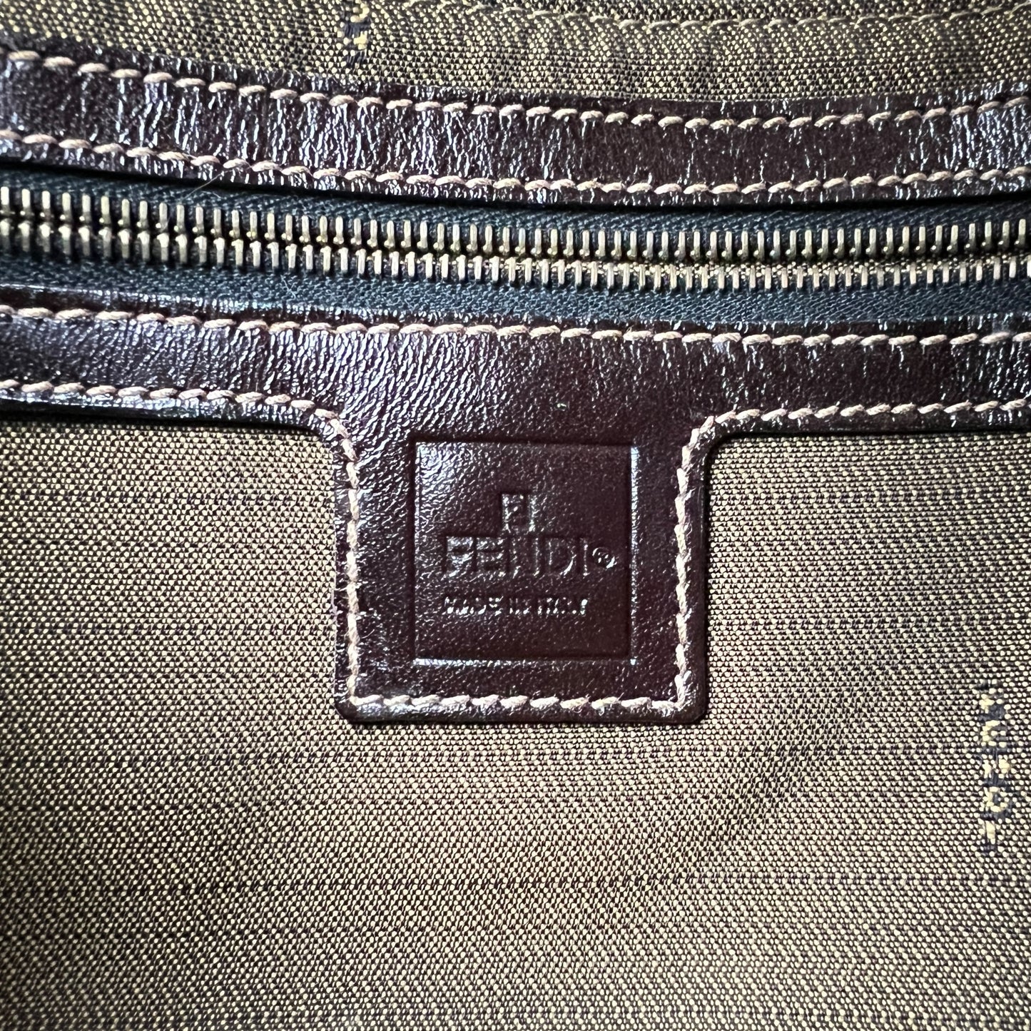 Fendi Vintage Zucca Baguette Shoulder Bag