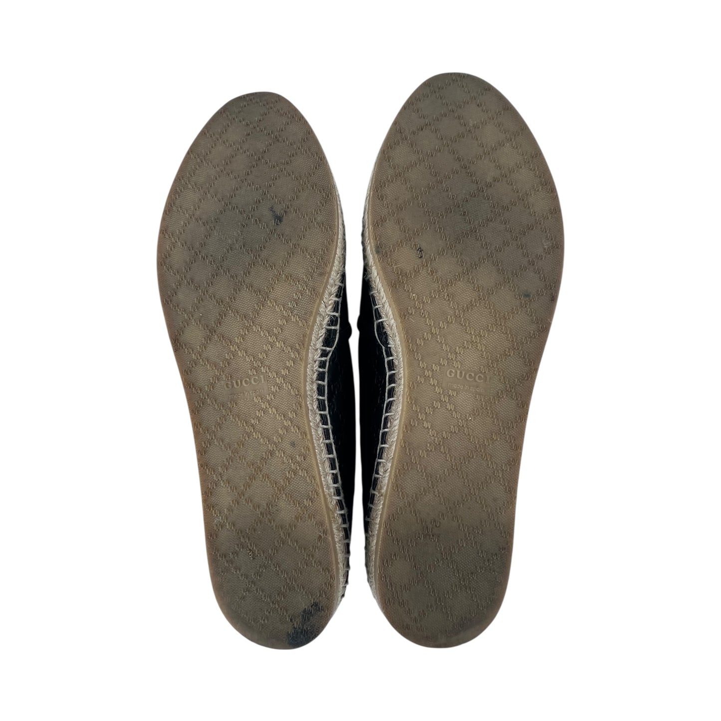 Gucci MicroGG Leather Espradilles
