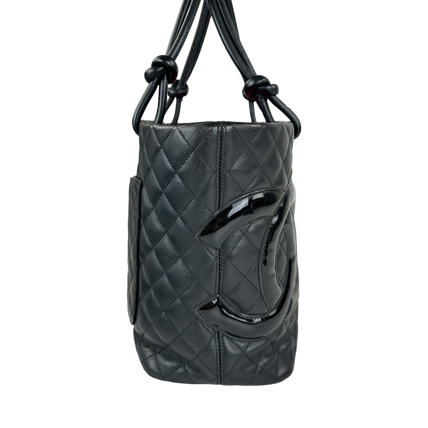 Chanel Cambon Matelasse Leather Tote Bag