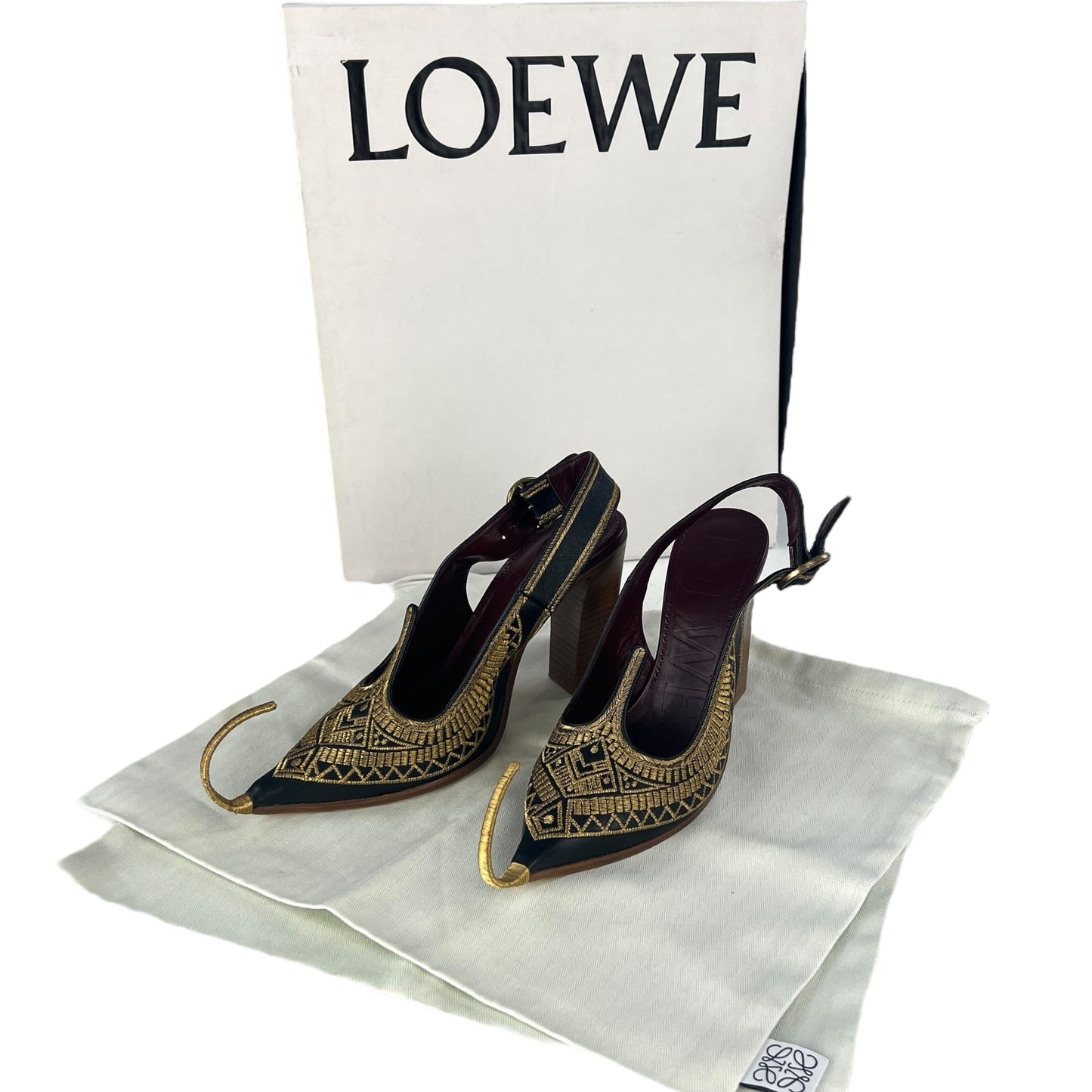 Loewe Embroidered Pumps