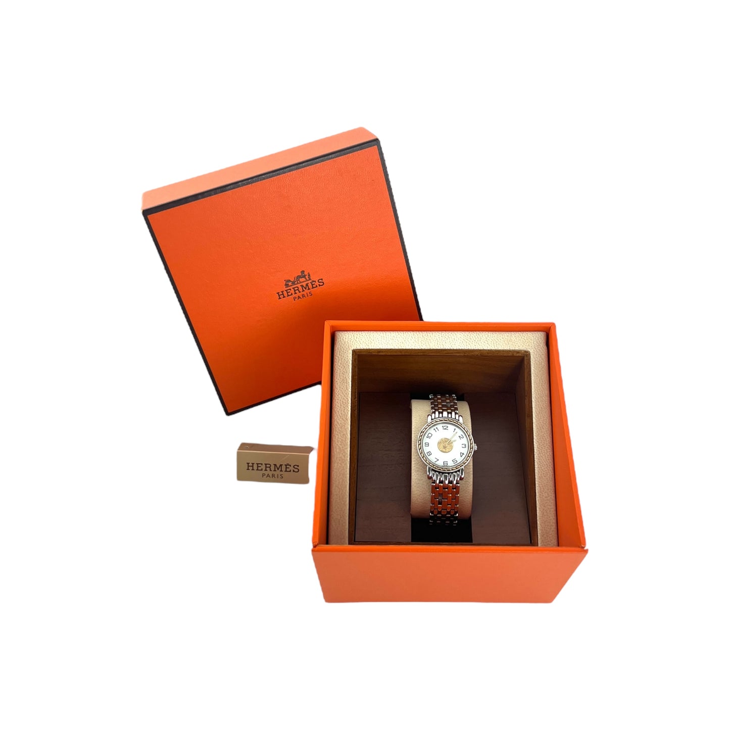 Hermès Vintage Sellier Stainless Steel Watch