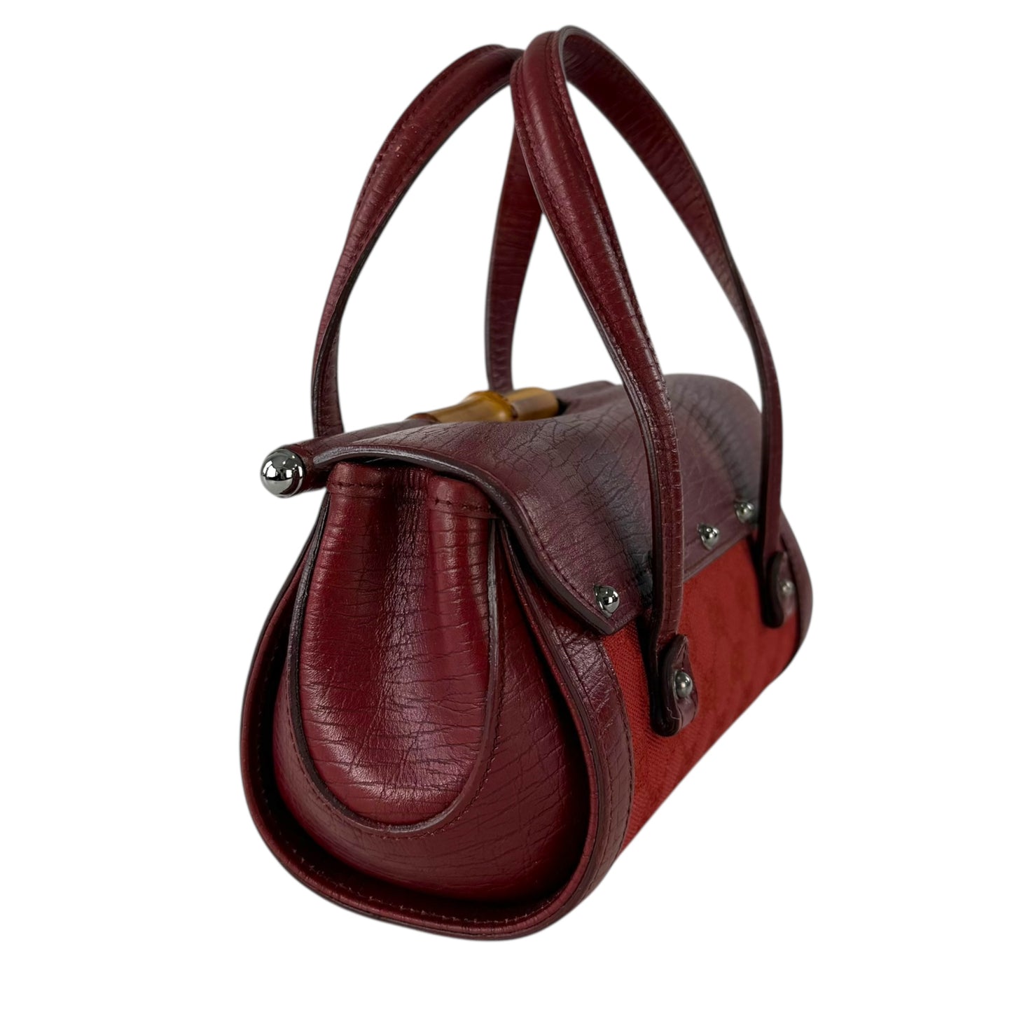 Gucci Monogram Bamboo Mini Handbag