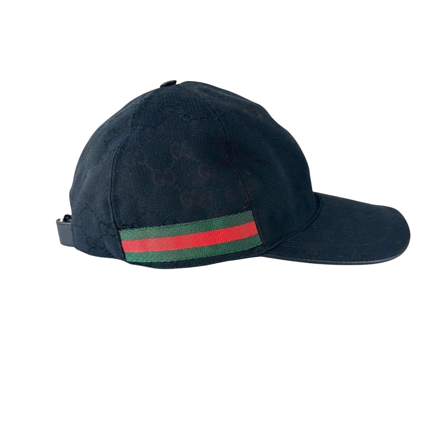 Gucci Monogram Web Stripe Baseball Cap
