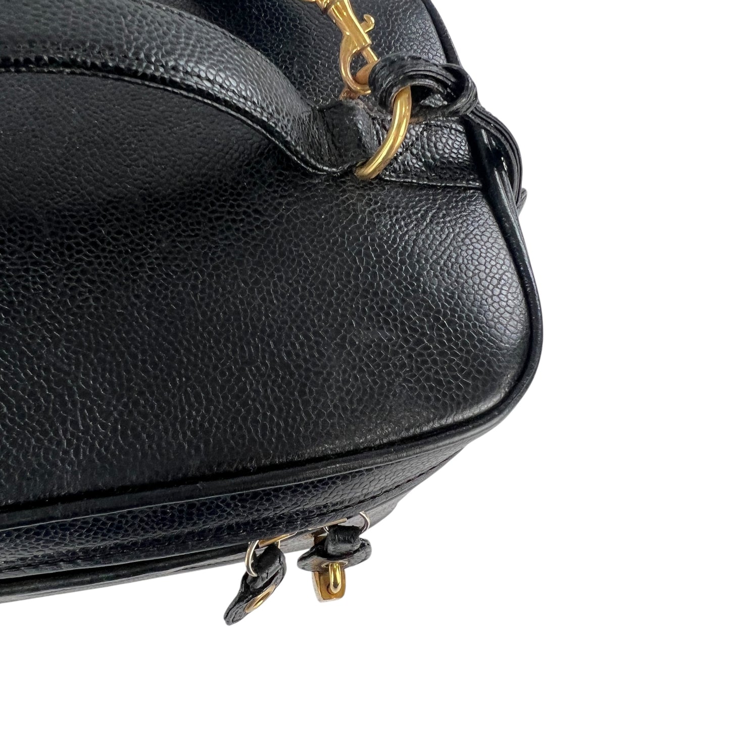 Chanel Vintage Caviar Leather Vanity Bag