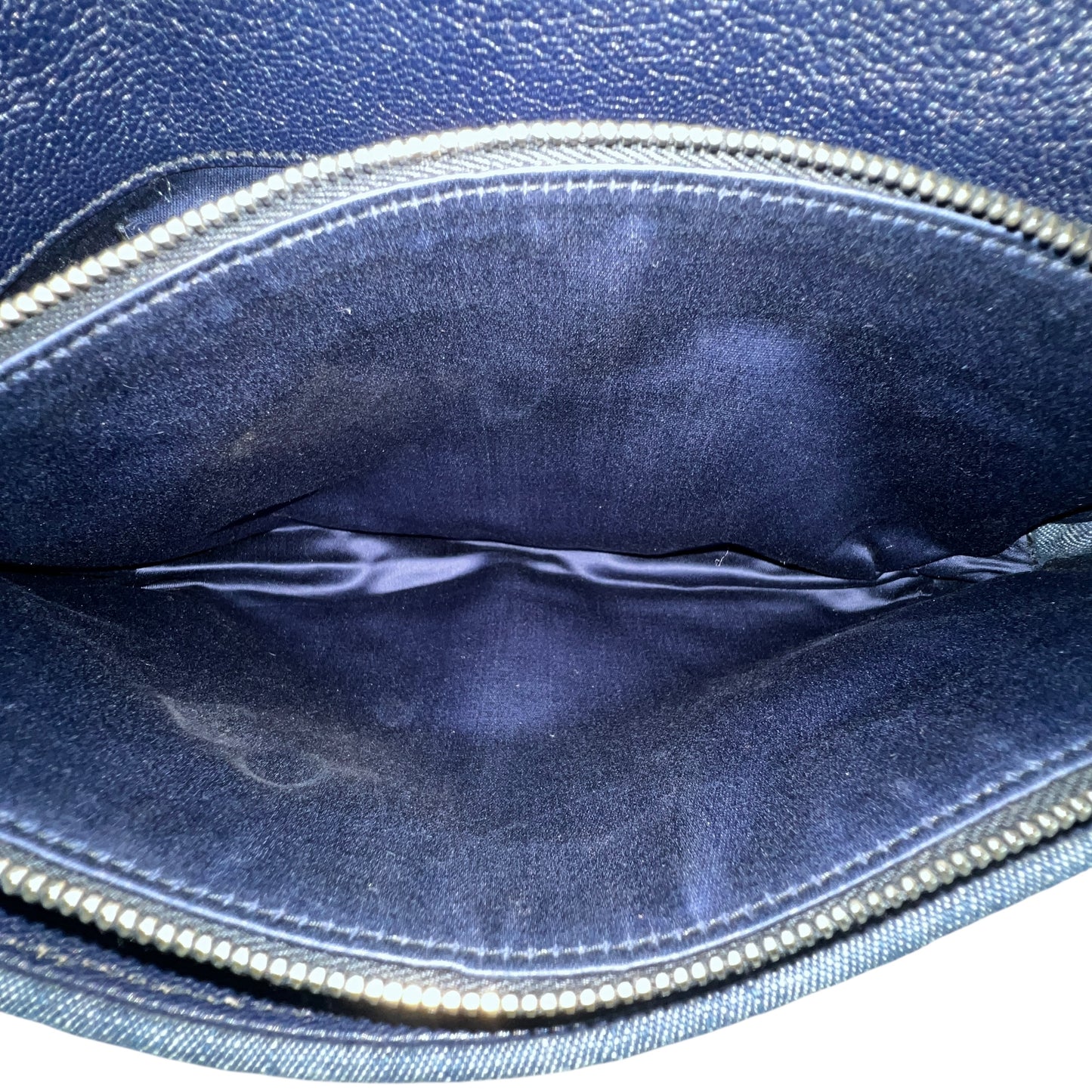 Miu Miu Denim Matelasse Crystal Two-Way Bag
