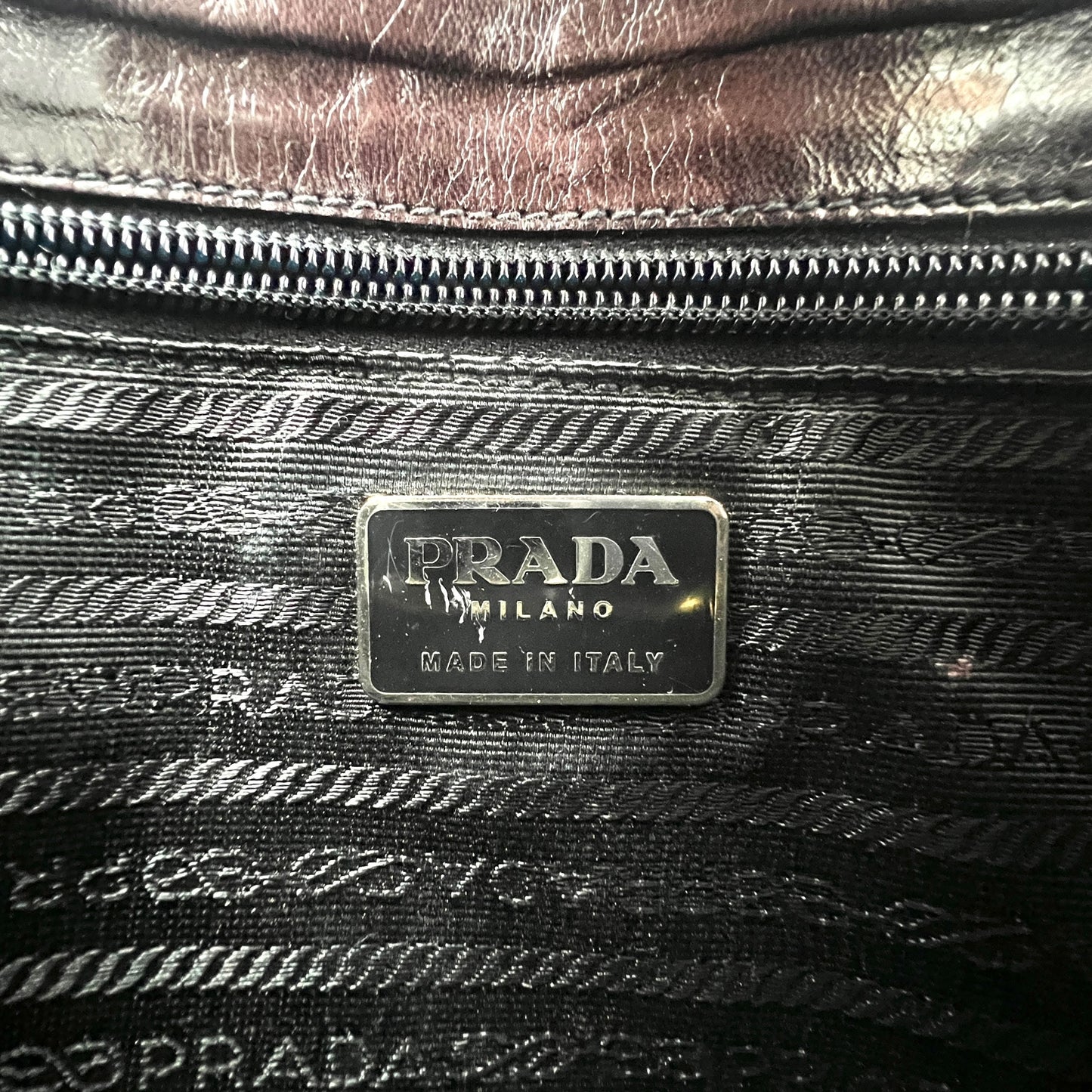 Prada Acrylic Chain Shoulder Bag