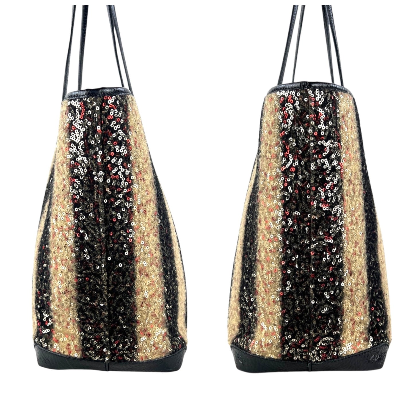 Fendi Pequin Sequin Roll Tote Bag