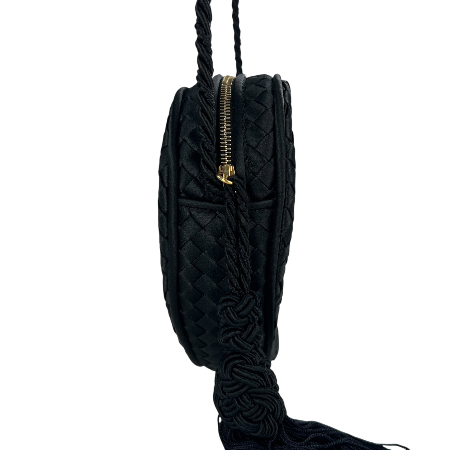 Bottega Veneta Vintage Intrecciato Satin Heart Bag