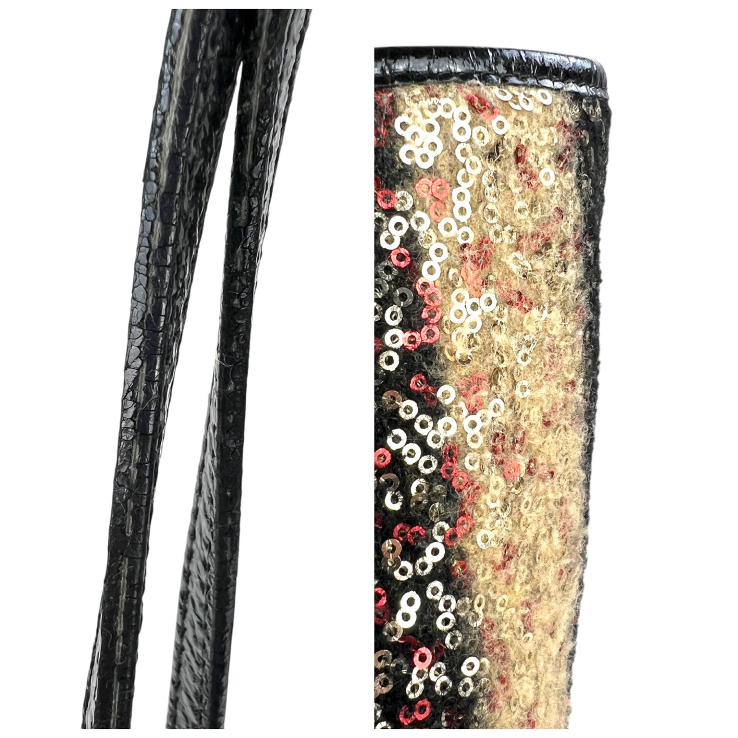 Fendi Pequin Sequin Roll Tote Bag