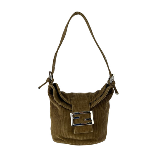 Fendi Vintage Corduroy Bucket Bag