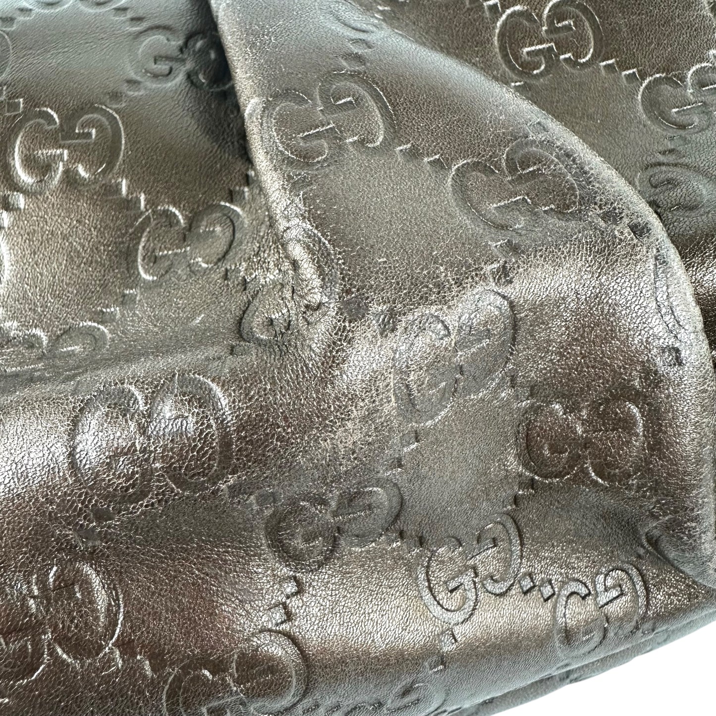 Gucci Guccissima Sukey Leather 2-Way Bag