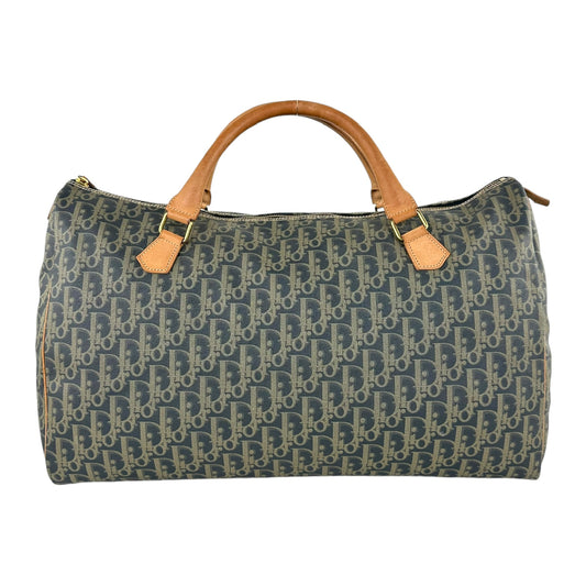 Dior Vintage Trotter Coated Canvas Duffle Bag