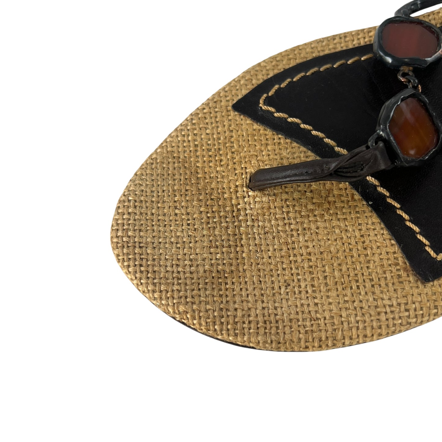 Louis Vuitton Raffia Heeled Sandals