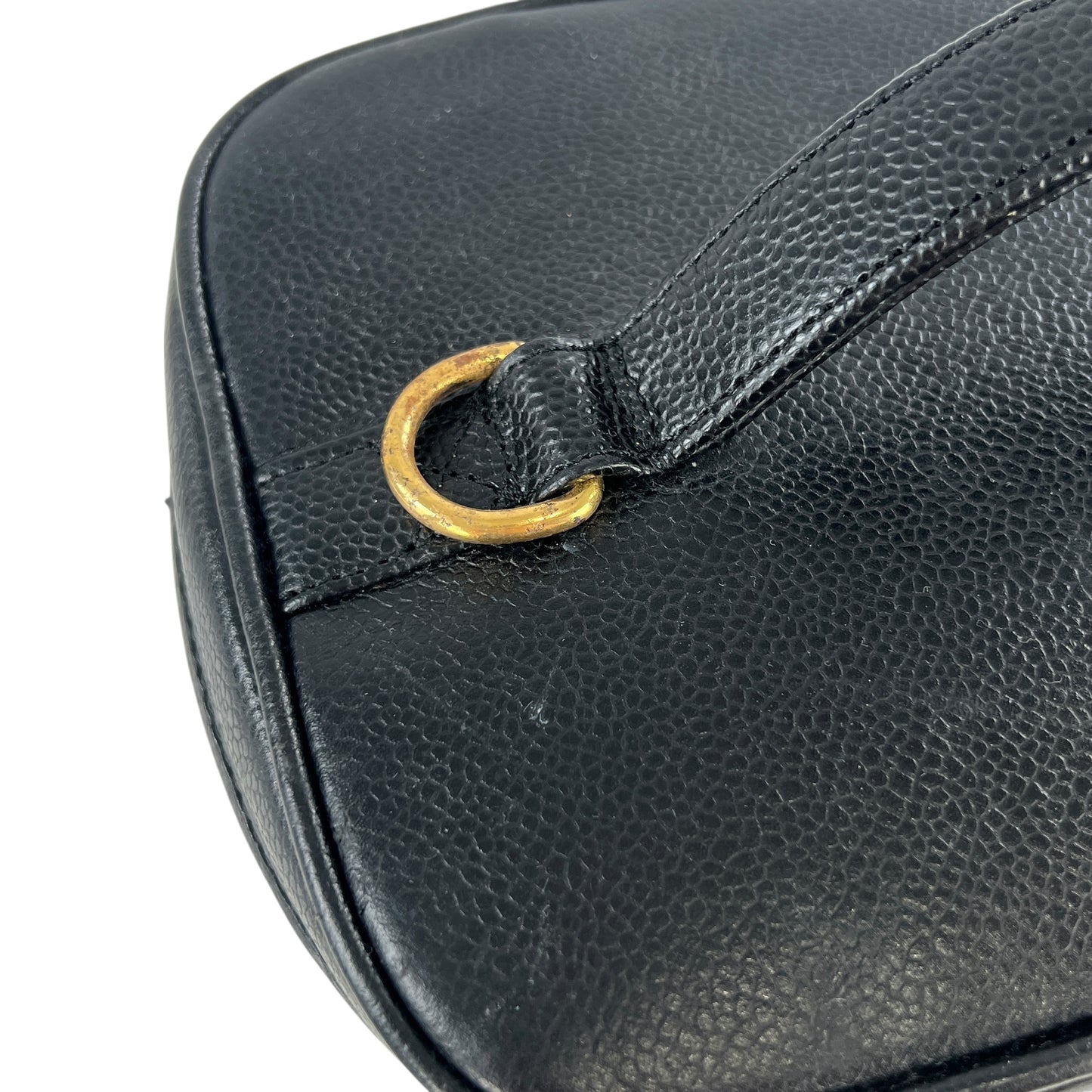 Chanel Vintage Caviar Leather Vanity Bag