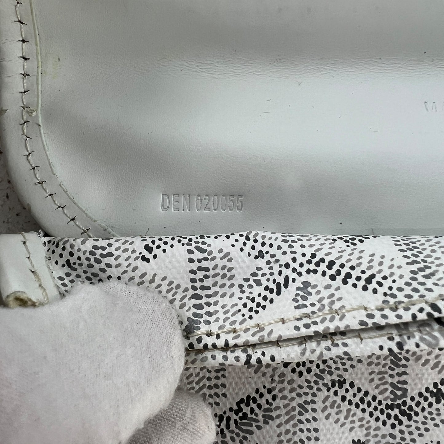 Goyard White Saint Louis Tote Bag