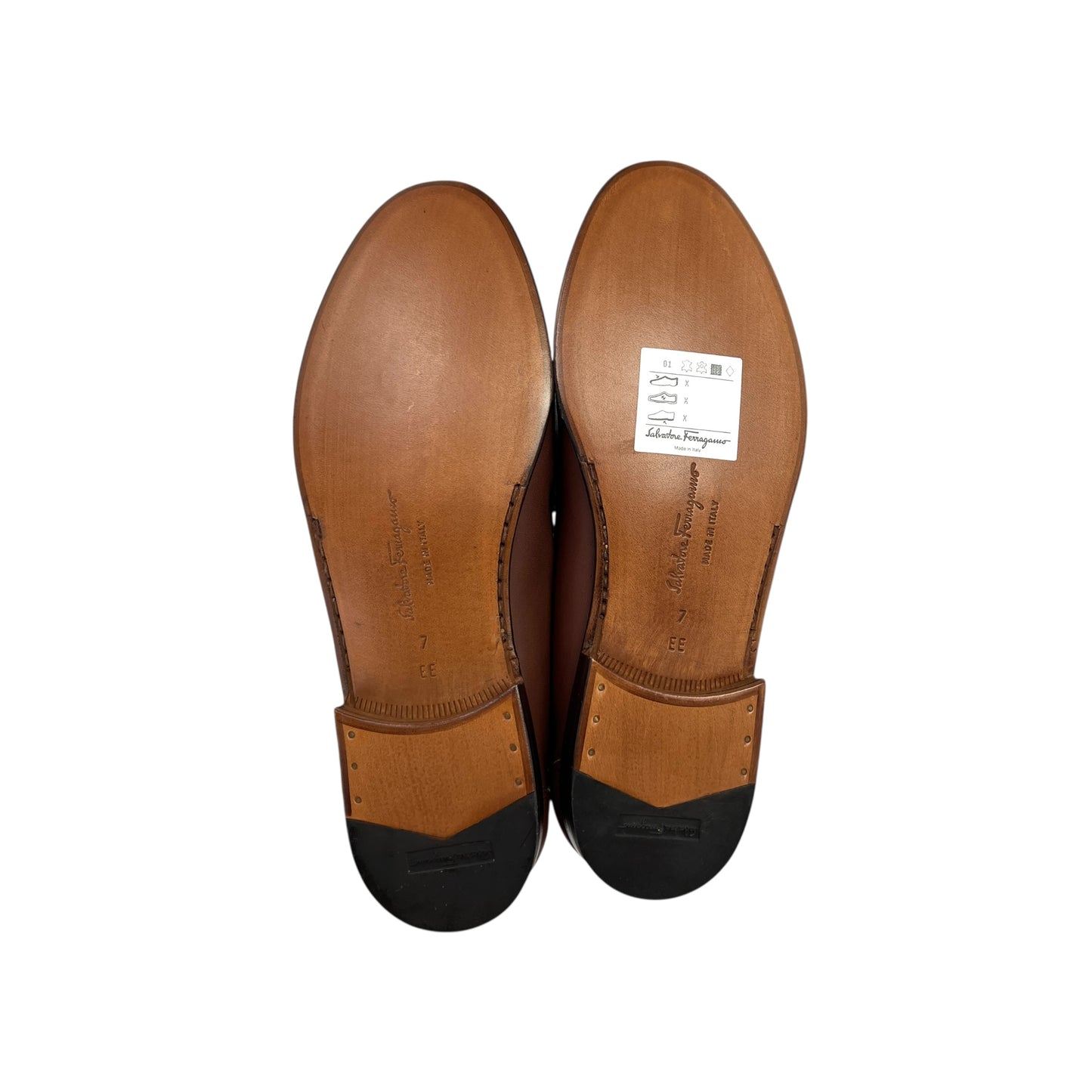 Ferragamo Gancini Leather Loafers