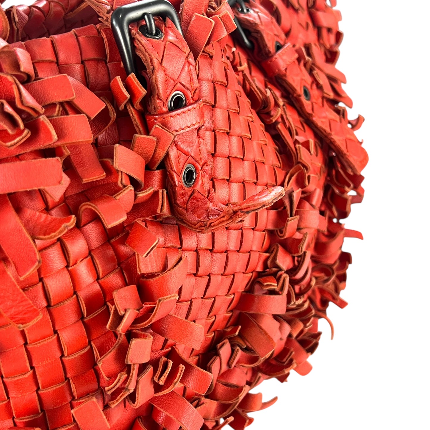 Bottega Veneta Lido Fringe Tote Bag