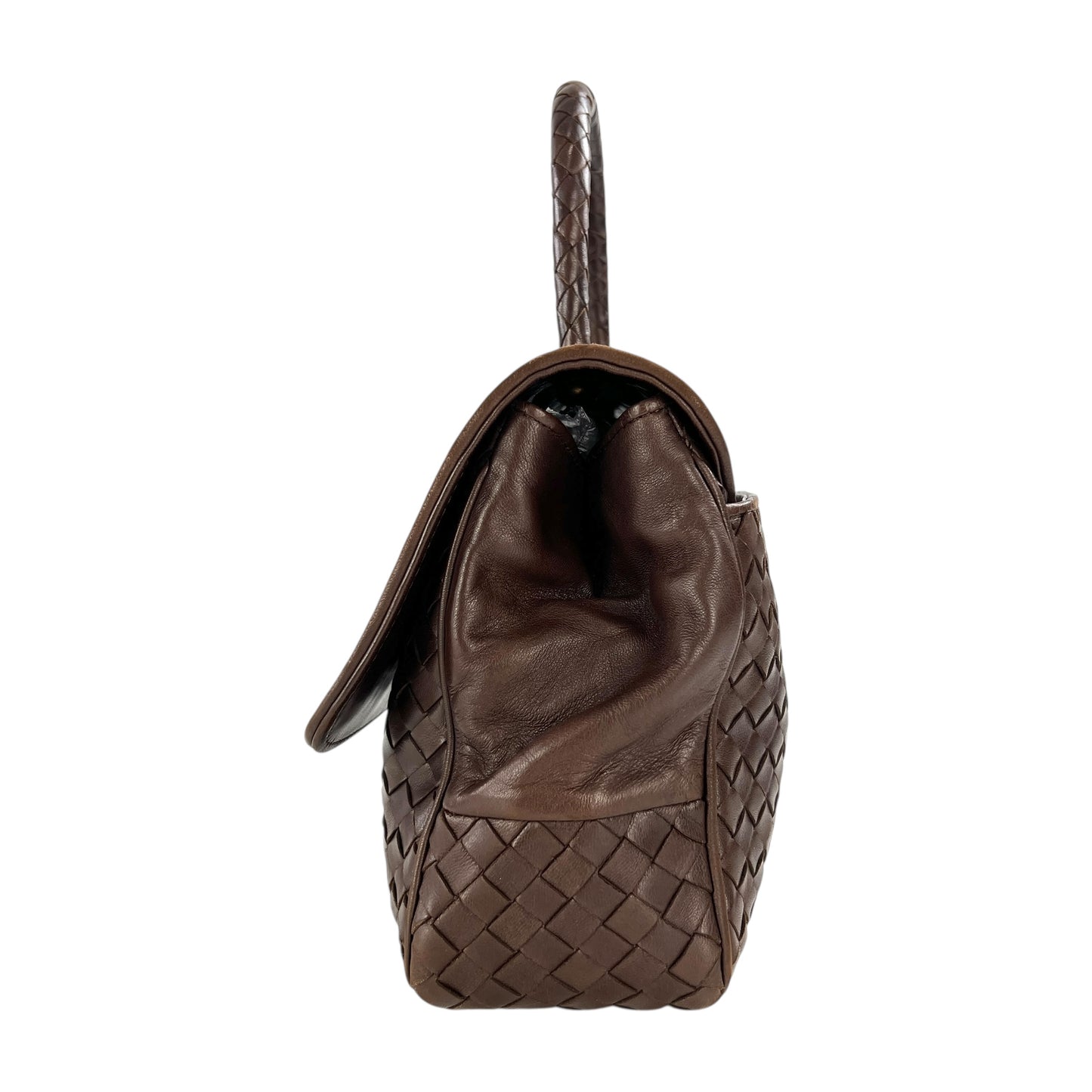 Bottega Veneta Vintage Intrecciato Leather Handbag