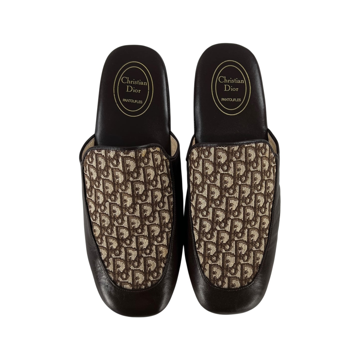 Dior Vintage Trotter Slippers