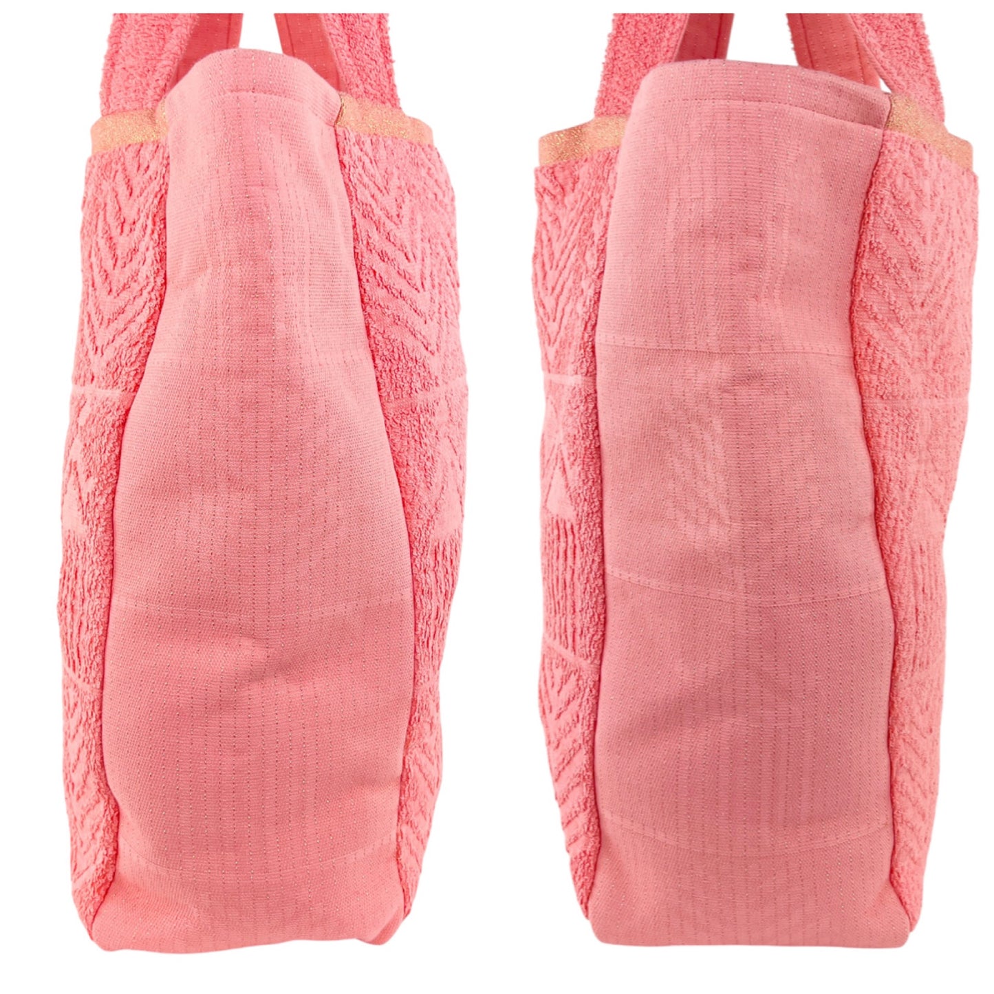 Chanel CC Terry Cloth Beach Towel Set Bag