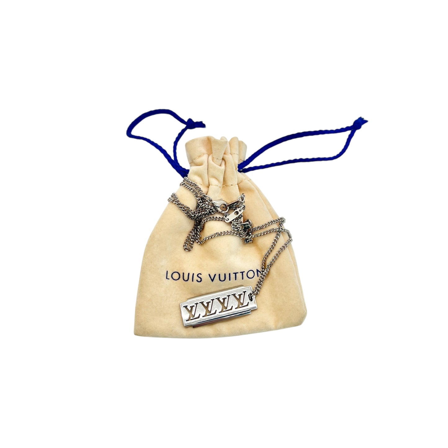 Louis Vuitton Monogram Plate Necklace