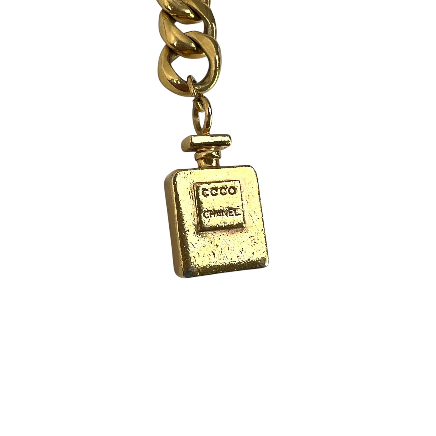 Chanel Vintage Perfume Charm Chain Belt