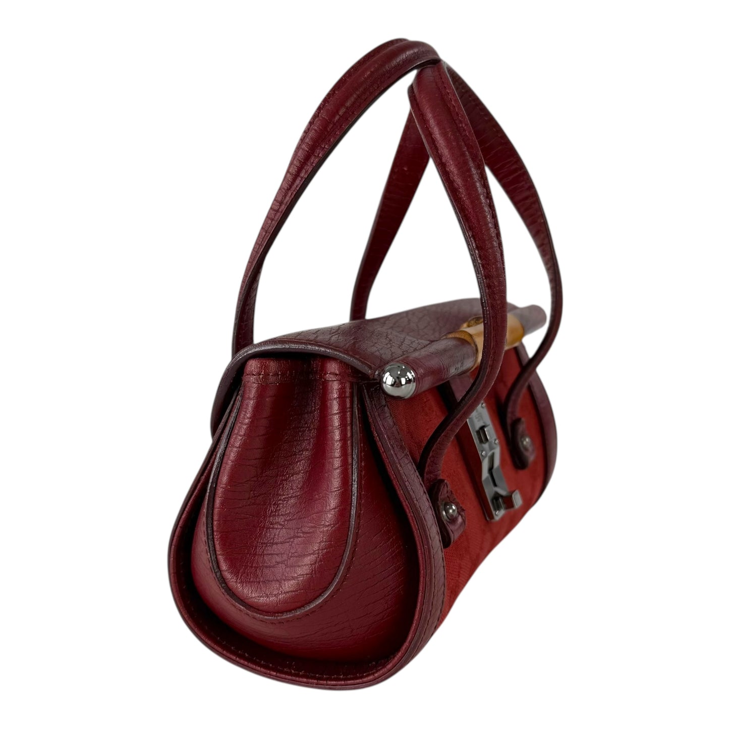 Gucci Monogram Bamboo Mini Handbag