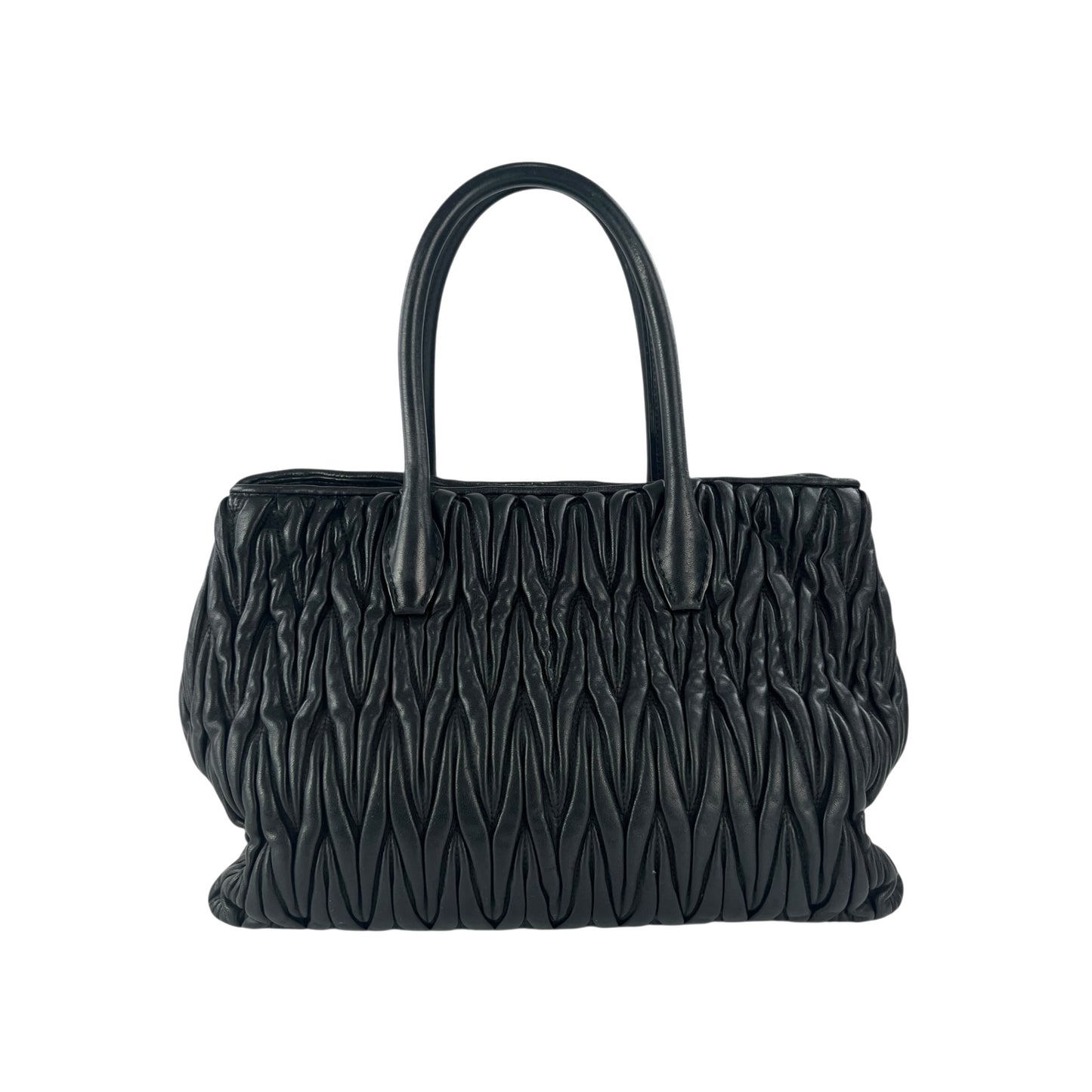 Miu Miu Matelassé Leather Handbag