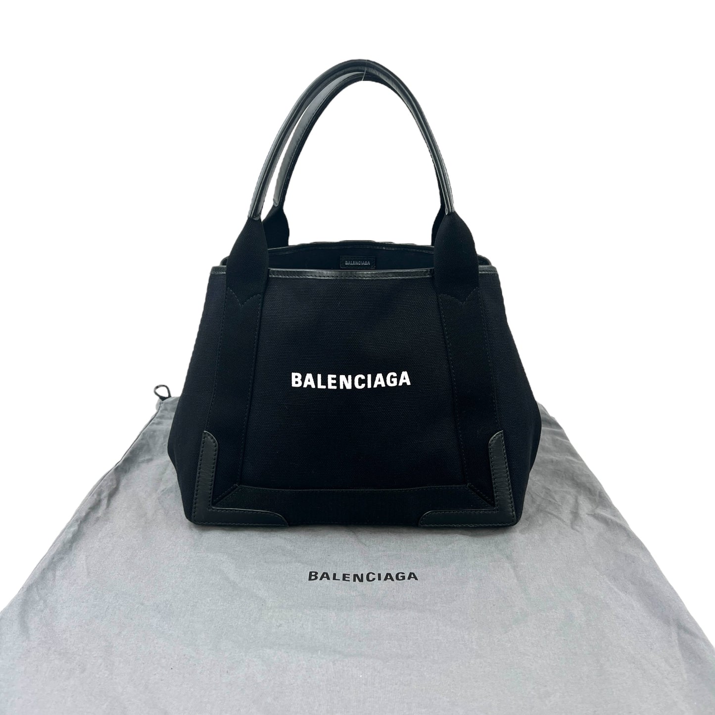 Balenciaga Cabas Canvas Tote Bag