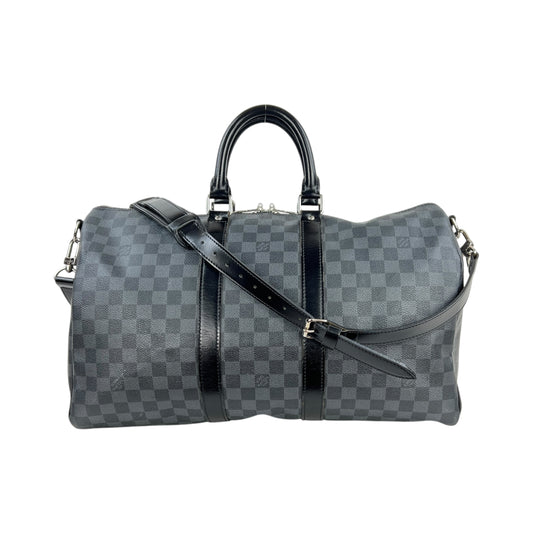 Louis Vuitton Damier Graphite Bandouliere Keepall 45 Bag