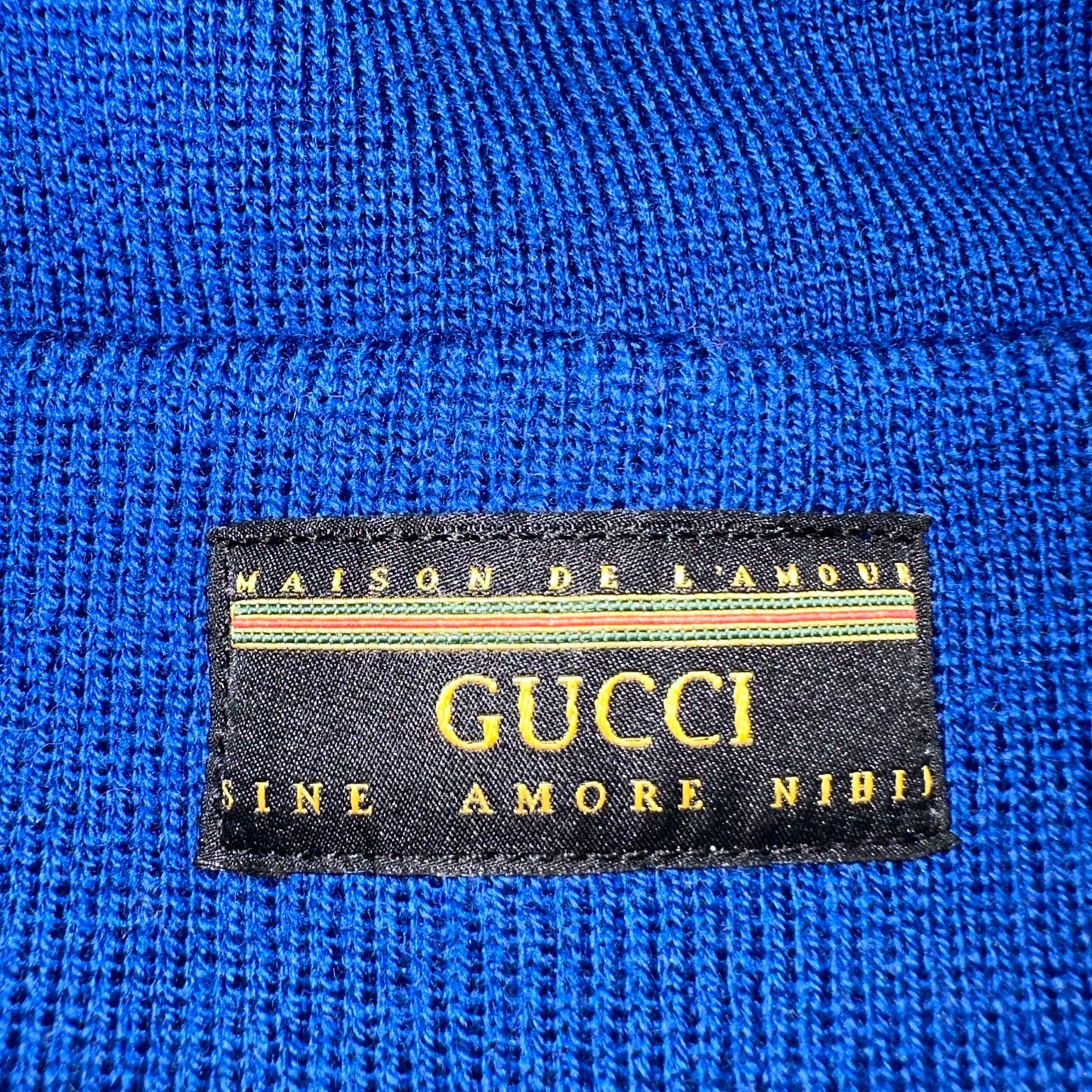Gucci Tab Logo Beanie