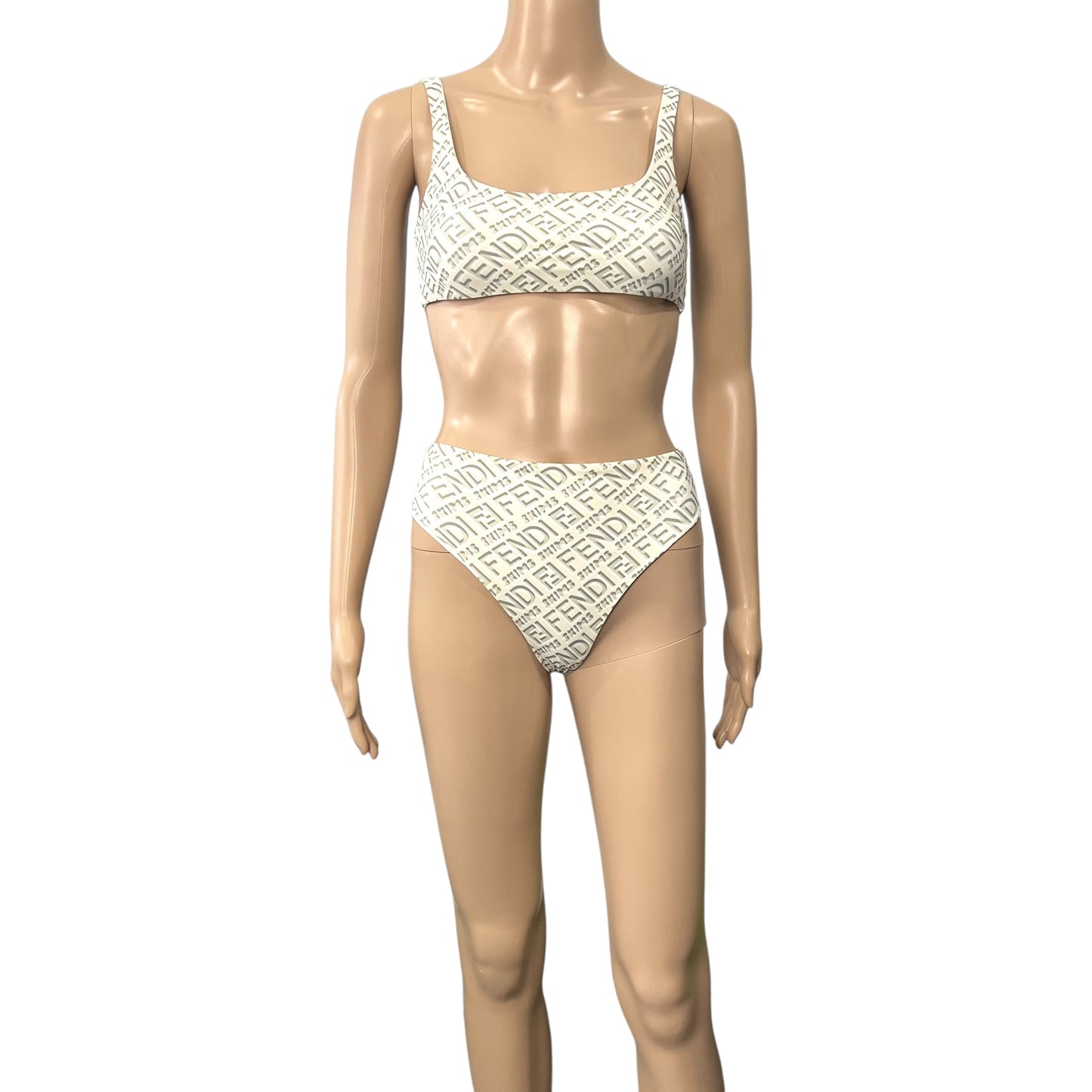 Fendi x SKIMS Logo Bathing Suit