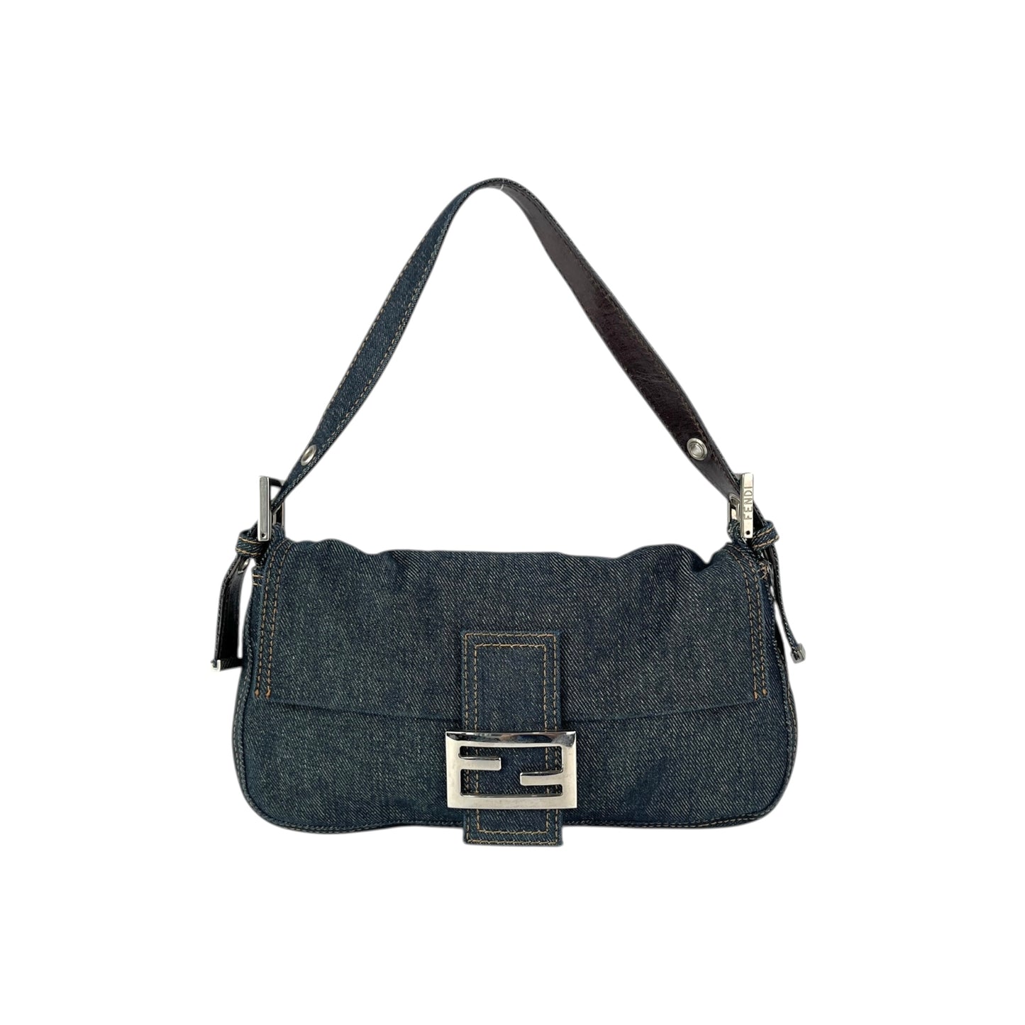 Fendi Denim Baguette Bag